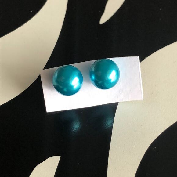4 for $20 Blue Ball Stud Earrings - Picture 1 of 3